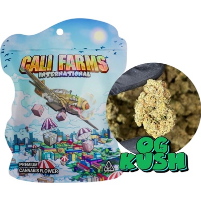 Califarms THC X květy OG KUSH CBD 16,44% THC 0,08% 2 g