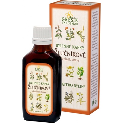 Grešík Devatero bylin Žlučníkové kapky pro trávení 50 ml