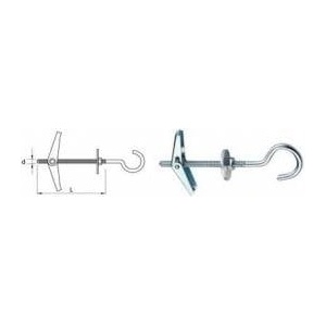 Uncanny Brand Steel anchor umbrella ceiling hook 4*75mm