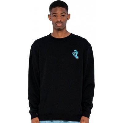 Santa Cruz Screaming Hand Chest Crew black
