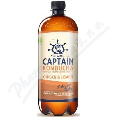 The Gutsy Captain Kombucha zázvor&citron BIO 1l