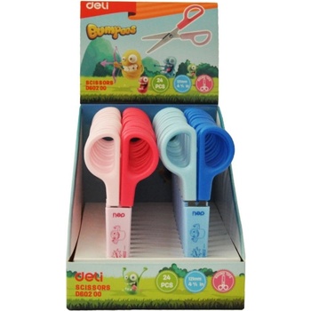 Ножица детска Deli Bumpees 12 см 60200