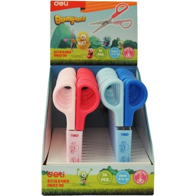 Ножица детска Deli Bumpees 12 см 60200
