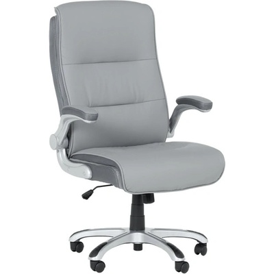 Bittel Президентски стол Carmen 6106, до 120кг, еко кожа, полипропиленова база, люлеещ механизъм, Tilt tension механизъм, коригиране височина, газов амортисьор, сив (bt-3520053_1)