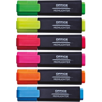 Image 1 of Office Products Комплект текстмаркери Office Products, 6 цвята (24098-А)