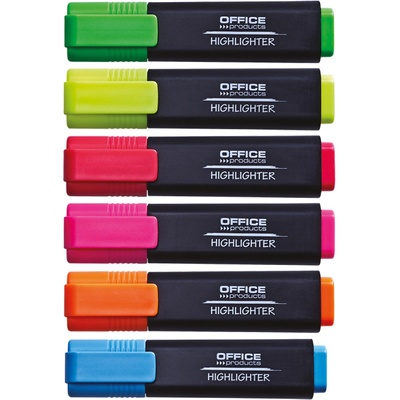 Office Products Комплект текстмаркери Office Products, 6 цвята (24098-А)