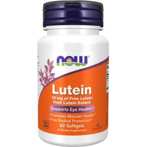 NOW NOW Lutein Esters 10 mg, 60 Softgels