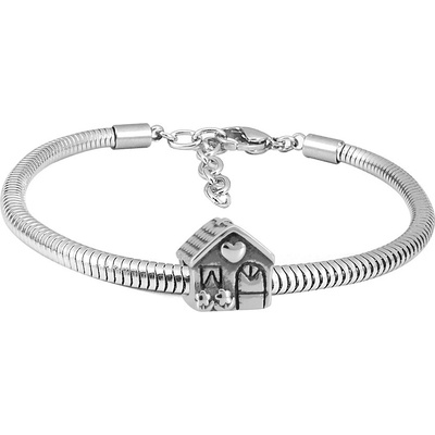 Linda's Jewelry náramok šťastný domov chirurgická oceľ INR144
