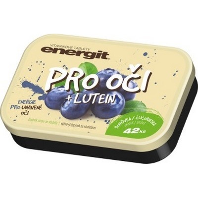 Energit Pro oči + Lutein Borůvka vitamínové tabliety 42 tabliet