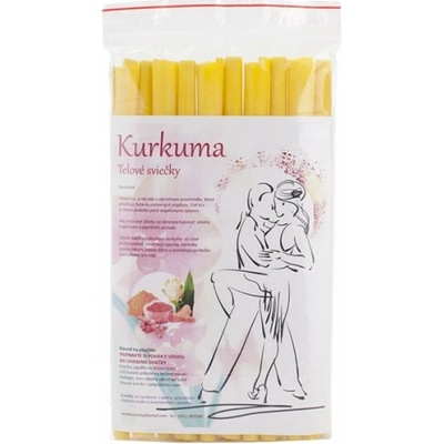 Medosviečky Telové sviečky Kurkuma