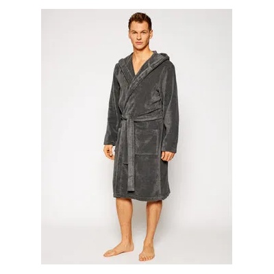 Tommy Hilfiger Халат Icon Hooded Bathrobe 2S87905573 Сив (Icon Hooded Bathrobe 2S87905573)