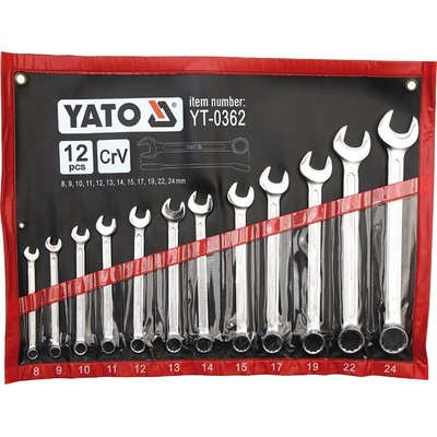 Yato Sada kľúčov 12 ks 8-24 mm YT-0362