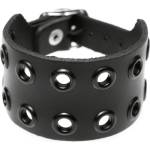 Black & metal гривна Пръстен - Черен - bwz-697
