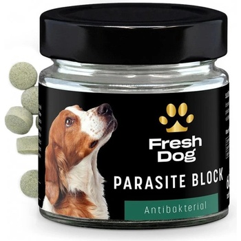Karel Václavík FRESH DOG Antibakterial PARASITE BLOCK 180 tbl