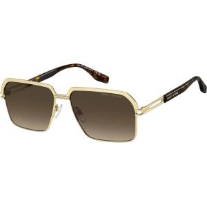Marc Jacobs Слънчеви очила Marc Jacobs Men's Round Sunglasses - Gold Havana Слънчеви очила