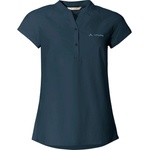 Vaude Дамска фланелка с къс ръкав за колоездене Vaude Women's Yaras SL Shirt II Cycling jersey - Dark Sea Uni - размер 46 (EU) (156-1887-0116)