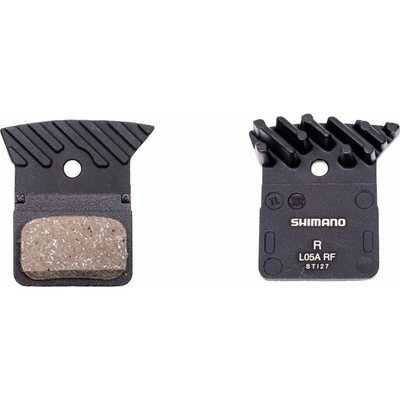Brzdové destičky SHIMANO L05A-RF polymerové s chladičem