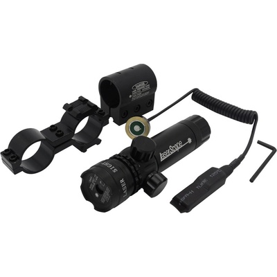 LaserSco Laserový zameriavač Profi zelený na 11mm sada montážou