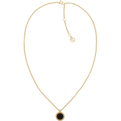 Tommy Hilfiger Moderný pozlátený náhrdelník s príveskom iconic circle 2780656
