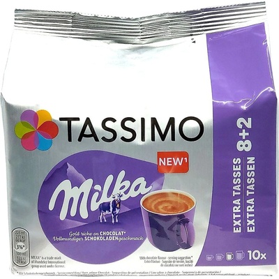 Tassimo Milka Nápoj v prášku s příchutí kakaa 10 x 16 g