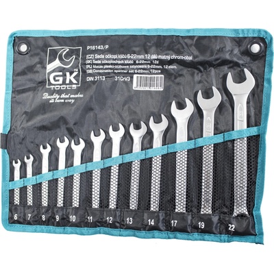 GK Tools sada očkoplochých klíčů 6-22 P16143/P