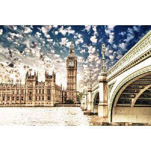 DIMEX ART Флизелинов фототапет изглед към биг бен 375 x 250 см