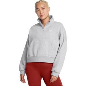 Under Armour Поларена блуза Under Armour Icon Fleece Oversized 1/2 Zip Top - Grey