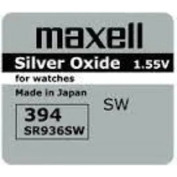 Maxell Бутонна батерия сребърна maxell sr936 sw /ag9/, 394 1.55v (ml-bs-sr936-sw)