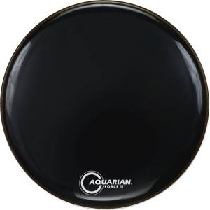 Aquarian FR20BK Force II 20" Black Кожа за барабани резонансна (FR20BK)