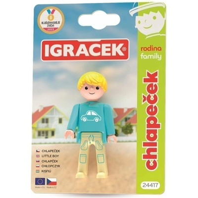 EFKO IGRÁČEK Chlapček figúrka 7,5cm rodina v krabičke STAVEBNICA