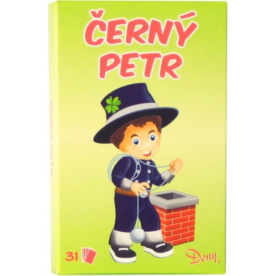 Karty Čierny Peter kominár modrá krabička