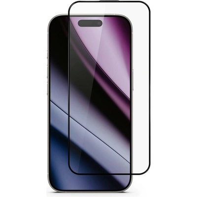 Picasee 3D ochranné tvrdené sklo s rámčekom pre Apple iPhone 17 Pro - čierné 537011