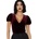 KILLSTAR Дамска блуза (топ) KILLSTAR - Crimson Web Wrap - Red - KSRA013841