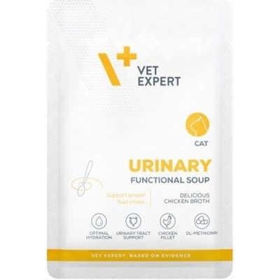 VetExpert Veterinary Diet Functional Soup Urinary Cat - супа за котки, при заболявания на долните пикочни пътища, 40 гр Vet Expert - Полша