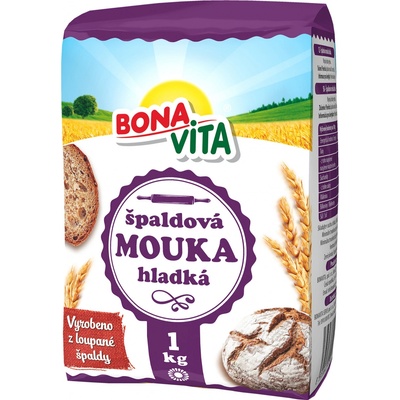 Bonavita Mouka špaldová hladká 1 kg – Hledejceny.cz