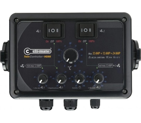 CLI-MATE Twin-Controller HUMI 24A