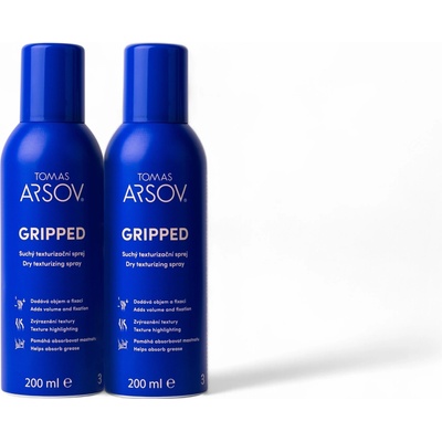 Tomas Arsov GRIPPED suchý texturizačný sprej 2 x 200 ml (sada)