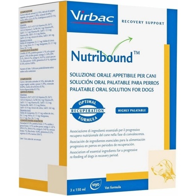 Virbac Nutribound Dog 3 x 150 ml