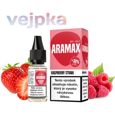 Aramax Salt Raspberry Straw 10 ml 10 mg
