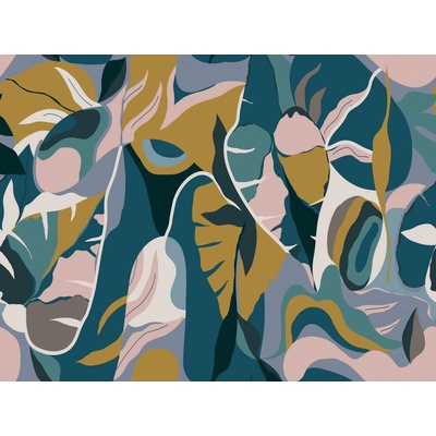 Vliesový panel na zeď 688177 Tropical house 3 x 4 m