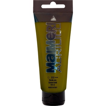 Maimeri Acrilico АКРИЛНА боя Green Gold 333 200 ml 1 бр (M0924333)