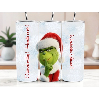 Cool termokelímek s brčkem 590 ml Grinch Odporné svátky!