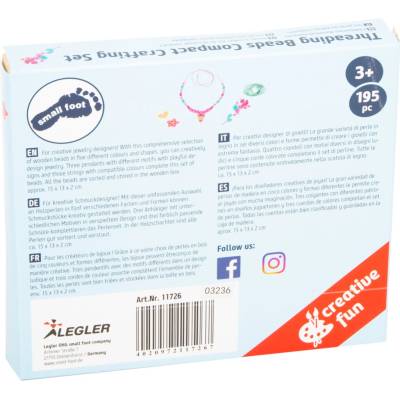 Small Foot Sada navliekacie korálky kompaktné