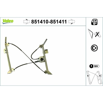 Zvedací zařízení oken VALEO 851410 851410