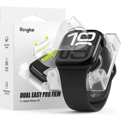 Ringke 2x защитно фолио за Apple Watch 10 (42 мм) от Ringke Dual Easy Film Pro - Прозрачни (8800293851622)