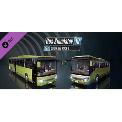 Игра Bus Simulator 18 - Setra Bus Pack 1 за PC Steam, Електронна доставка