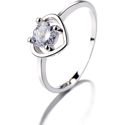 Silenti Jewelry Сребърен пръстен "Жаркост" - 6 - 52мм (16.6мм диам. )