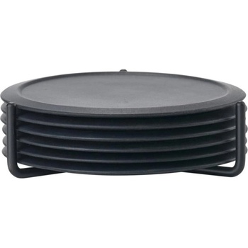 Zone Черни силиконови подложки в комплект от 6 броя с поставка Singles - Zone (330303)