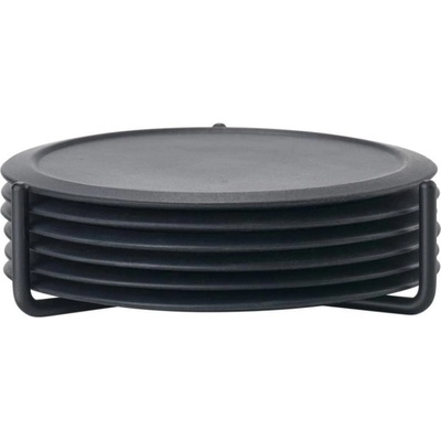 Zone Черни силиконови подложки в комплект от 6 броя с поставка Singles - Zone (330303)