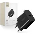 Tech-Protect Универсално зарядно с USB-C и PD20W за IOS и Android от Tech-Protect NC20W - Black (5906302319039)